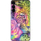 Neon Rainbow Cheetah with Rose by Sheena Pike Galaxy S22 Plus Skin
